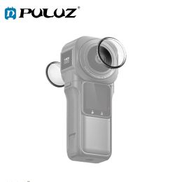 Cameras PULUZ Lens Guard PC Protective Cover for Insta360 ONE RS 1Inch 360 Edition Sports Camera Accessory