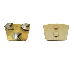 High Sharpness Concrete Grinding Tools Metal Bond Trapezoid Grinding Pads Two Pins Redi Lock for Concrete Grinder 12PCS3717527