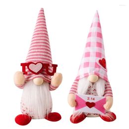 Party Decoration Handmade Figurine Versatile Valentine's Day Gnomes Ornament For Home And Office Beautiful Crafts Holiday Supplies