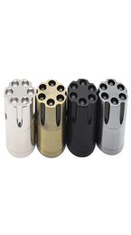 Zinc Alloy 30MM Bullet Clip Shape Dry Herb Tobacco Grind Spice Miller Grinder Crusher Grinding Chopped Hand Muller Smoking Tool3033332