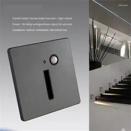 Table Lamps Colourful Sensor Staircase Light Suitable For Various Scenarios Human Body Induction Foot Lamp Side Wall Step