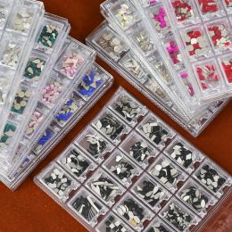 Shadow 400pcs Nail Rhinestones 20 Size Mixed Shape Gems Crystal Nail Art Rhinestone 3d Flatback Glass Diamond Nail Decoration Sz042%212