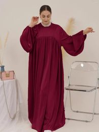 Ethnic Clothing Balloon Sleeve Kaftan Advanced Fashion Modest Muslim Dubai Arab Party Abaya Evening Dresses Women Turkish Gowns