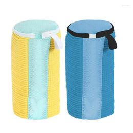 Laundry Bags Shoe Bag 2pcs Wash For Sneaker In Washing Machine Breathable Chenille Cleaning Bras Socks Shoes