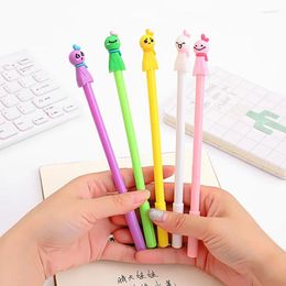 30pcs Cute Sunny Doll Neutral Pen 0.38mm Fresh Student Cartoon Water Signature Creative Japanese And Korean Stationery