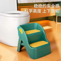 Covers Children's Folding Steps Portable Stepping on Footstools Wash Foot Nonslip Ladders Kids Toilet Step Stool for 26 Years Old