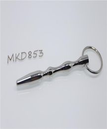 Stainless steel Penis insertion Sex toys Urethral Sound Device Penis Plug with Glans ring Adult toys 8535370832