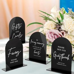 Party Decoration Arch Acrylic Table Number With Stand Blank DIY Wedding Sign And Holder For Centerpiece Reception Anniversary Event