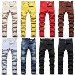 Designer Diesel for Men Mens Jeans Skinny Denim Pants Diesl Joggers Comfort Pantaloni casual Trendy Youth Streetwear Slimt Slip Leg Pant Man Jean 29-38