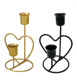 Candle Holders Nordic Minimalist Iron Candlestick Decorations Creative Restaurant Candlelight Dinner Prop Romantic Home