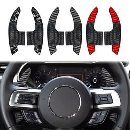 For Ford Mustang Carbon Fiber Steering Wheel Shift Paddle Car Accessories Auto Parts Shifter Extender