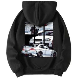 High Quality Gtr Printed Hoodies for Men Custom Design Car Pullover Streetwear Japanese Fashion