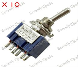 10 Pcs Electric Guitar Bass 3 Way Mini Toggle Switch Selector Switches 6 Pin ONOFFON 6A 125VAC51551159068943