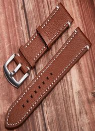 Spot Leather Strap Vine Cowhide Litchi Grain Soft Sell Like Cakes 18/19/20/21/22 Mm Watch Bands2695954