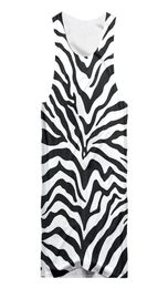Plus Size 5XL Summer Tank Tops Men Gyms Vest Athletic 3D Texture Zebra Stripe Leopard Print Sleeveless Shirt Custom Clothing4928214