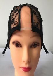 Professional Lace Front Wig Caps For Making Wigs With Adjustable Strap Weaving Cap Tools Hair Net Hairnets Drop3432259