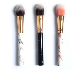 Beauty Powder Brush Makeup Brushes Blush Foundation Round Make Up Large Cosmetics Aluminium Brushes Soft Face Makeup8996152