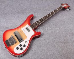 Factory musical Instruments Custom NEW Cherry burst Colour 4003 4 Strings Rick Electric Bass High Quality 725 7095116