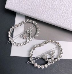 Bling Bling Crystal Letter Hair Clip Women Girl Letters Barrettes Fashion Hair Accessories for Gift Party4934143