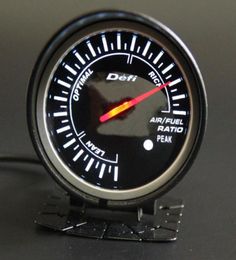 60mm 25 Inch DEFI BF Style Racing Gauge Car AirFuel Metre with Red White Light Air Fuel Ratio Sensor9651598