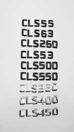3 Colors For Mercedes Benz CLSClass C218 C219 C257 CLS53 CLS55 CLS63 CLS350 CLS450 CLS500 CLS550 Emblem Rear Logo Sticker6751799