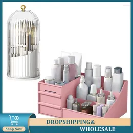Storage Boxes Lipstick Rack Cosmetics Cosmetic Box Transparent And Visible Household Collection Tools Grid