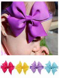 Baby Bow Hair Bands 20 Design Solid Elastic Headband Baby Headbands Kids Headwear Girls Hair Bands 074141305