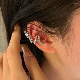 Backs Earrings Fashion Irregular Dragon Ear Bone Clip Cuff Aggressive No Piercing For Women Men 2024 Trend Jewellery