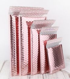 Pink Gold Bubble Envelope Wrap Packing Bags Mailing Envelope Courier Packaging Bags Plastic Padded Bag 5 Sizes Available4620473