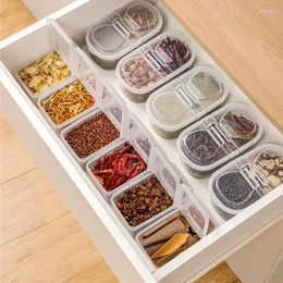 Storage Bottles 2-in-1 Refrigerator Box Fridge Organizer Spice&Seasoning Boxes Sealing Containers Pantry Kitchen