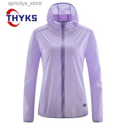 Outdoor Jackets Hoodies Long-sleeve Skin Clothing Summer Mens and Womens Hooded Solid Colour Sun Protection Clothing Breathable Sweat-absorbing Sports L48