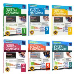 Blackboard Singapore Grammar Spa 6 Volumes of English Learning Materials for Children Aged 312 Operation Books Notebooks Excercises Book