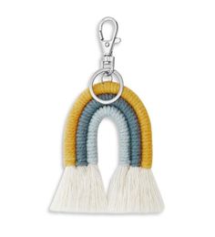 Weaving Rainbow Keychains Boho Car Hanging Jewellery Gifts Handmade Macrame Key Holder Keyring Bag Charm De jllfgp4702894