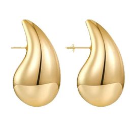 Gulddroppar örhängen designer för kvinnor studörhängen temperament öron smycken