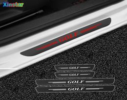 4pcs Car Protector Door Sill Stickers For VW GOLF 1 2 3 4 5 6 7 752659234