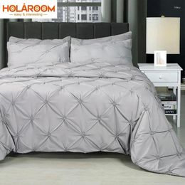 Bedding Sets 3D Set Solid Color Multi Size Duvet Cover Pillowcase Bed Beautiful Bedclothes 2pcs 3pcs Home Decoration