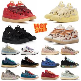 Designer Curb Men Women Casual Shoes lavines shoes Style German Mens Trainers lavinss Curbs Sneaker lavinas Womens Calfskin Sneakers Rubber Shoe