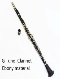 JM 18 Key clarinet G Tune Ebony clarinet Silver plated keys Professional Musical Instrument with Case88626323537168