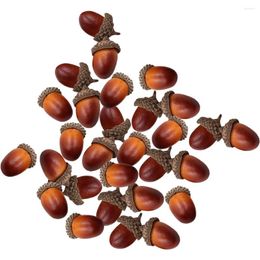 Party Decoration Fake Acron For DIY Acorn Ornaments Simulated Acorns Decorative Wreath Making Material Crafts Xmas Pendants Pography