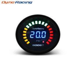 Dynoracing 2quot 52mm 20 LED Blue Digital 1545psi Turbo Boost Gauge Car Meter With Sensor BX1014515523824