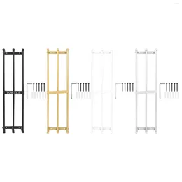 Towel Rolled Rack Holder Easy To Use Bathroom Wall Exquisite Design Aluminum Alloy Stable 3 Bars For Salon