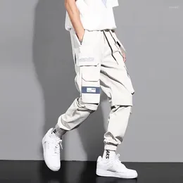 Men's Pants Trendy Hip-hop Workwear For Men Korean Version Loose Fitting Leggings Versatile Cropped