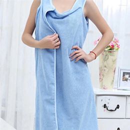 Towel Microfiber Women Pareo Skirt Beach Bath Wearable Soft Super Absorbent Dress Bathroom Supplies