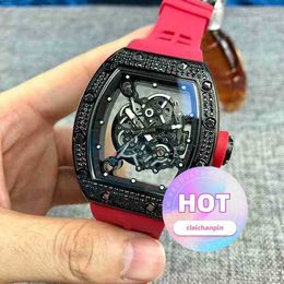 watch fashion Men and women watches Mechanical cool Wrist watches TV Factory designer men's diamond studded sky star hollowed out Personalised ta 85EB New Luxury