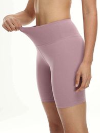 2024 Align Lu Sport Yoga Shorts 14 Colors 2023 Sexy Gym Woman Skinny Stretch High Waist Solid Color Shorts Beautiful Coquette Exercise Biker Ru