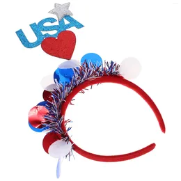 Bandanas Hair Band Independence Day Headband Decorative Hairband Party Decorations Wafer Headbands For Headdress Hoops Prop Celebration