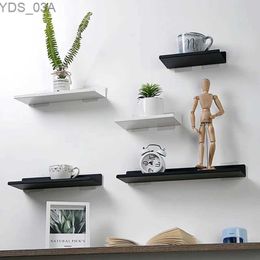Other Home Decor Floating shelves on walls no need for drilling plant decoration racks flower pot art bathroom kitchen furniture metal Organisers yq240408