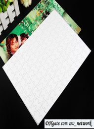 A4 Blank Sublimation Jigsaw Puzzle 120 Pieces Heat Press Thermal Transfer Crafts DIY White Puzzles for sublimation po print5843088