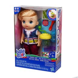 Dolls safty baby smart interativo pode alimentar e conversar meninas tocar casas de brinquedos para crianças de aniversário de aniversário alive reborn 231211 Drop Delive Dhqr1