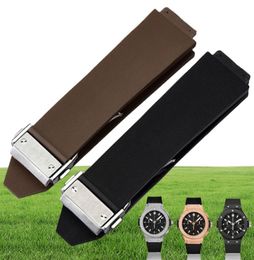 26mm Band Watch Bracelet For BIG BANG CLASSIC FUSION Folding Buckle Silicone Rubber Strap Accessories Chain4999334